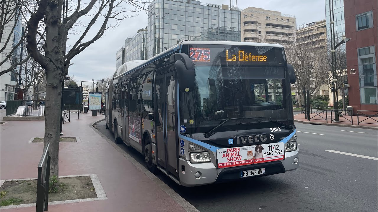 [TRAJET ] Ligne 275 - Iveco urbanway 18 Hybride