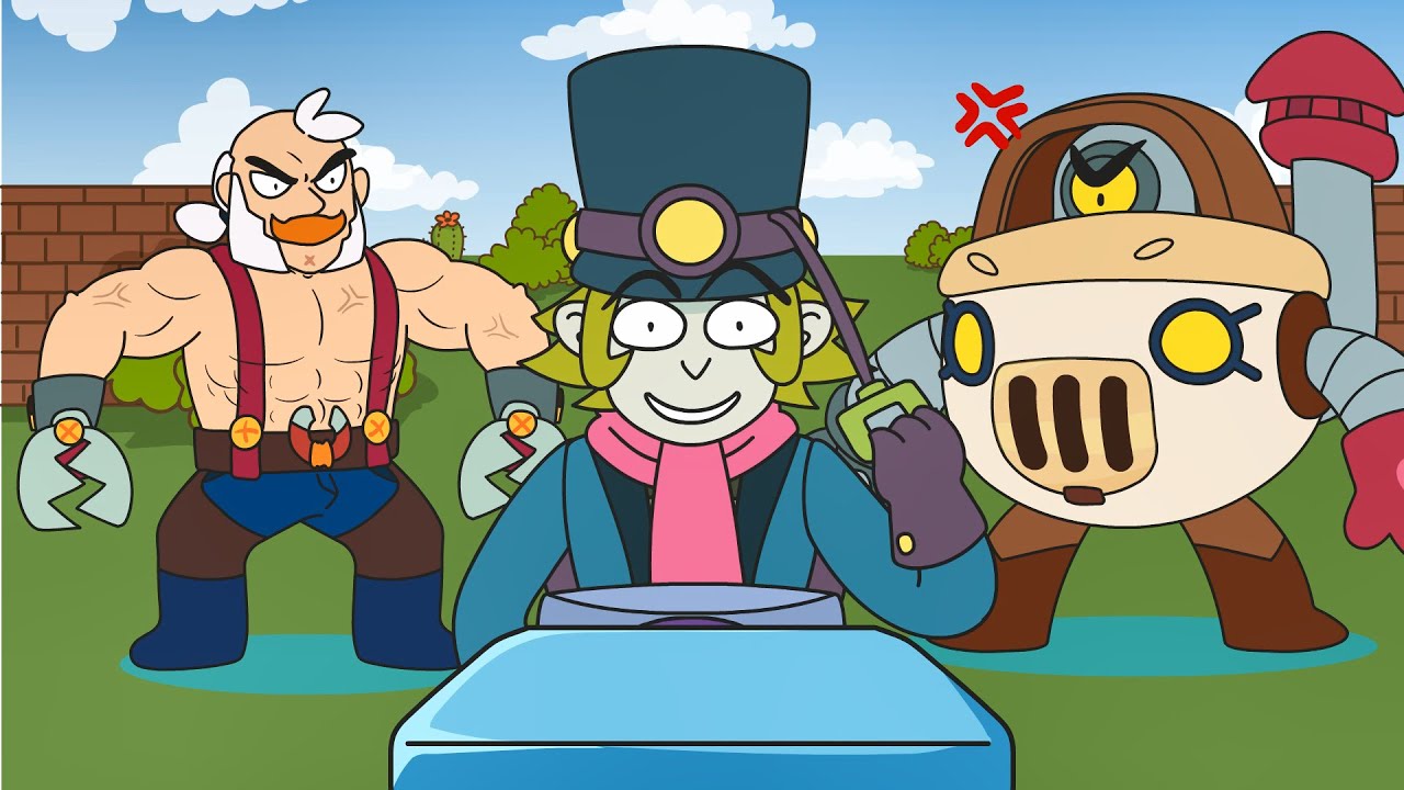 Чак против Перл Brawl Stars (Анимация)