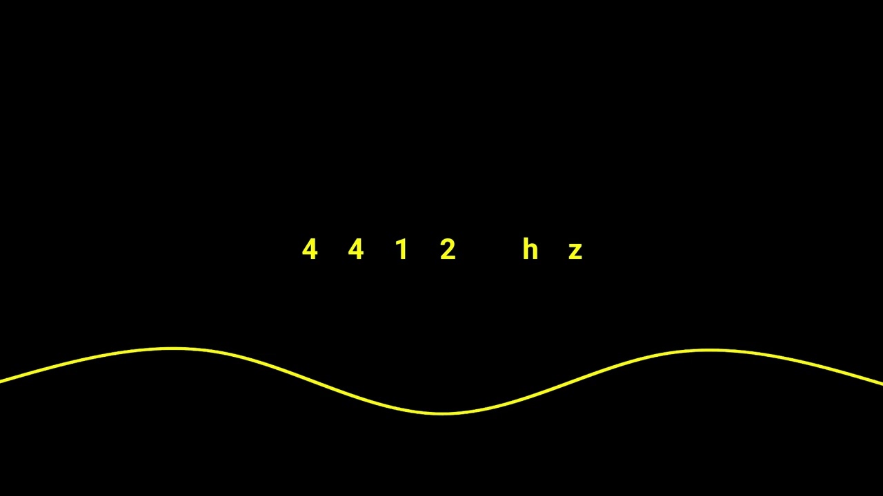 ⒽⓏ  4412 hz frequency tone 🔥🎵 🎧