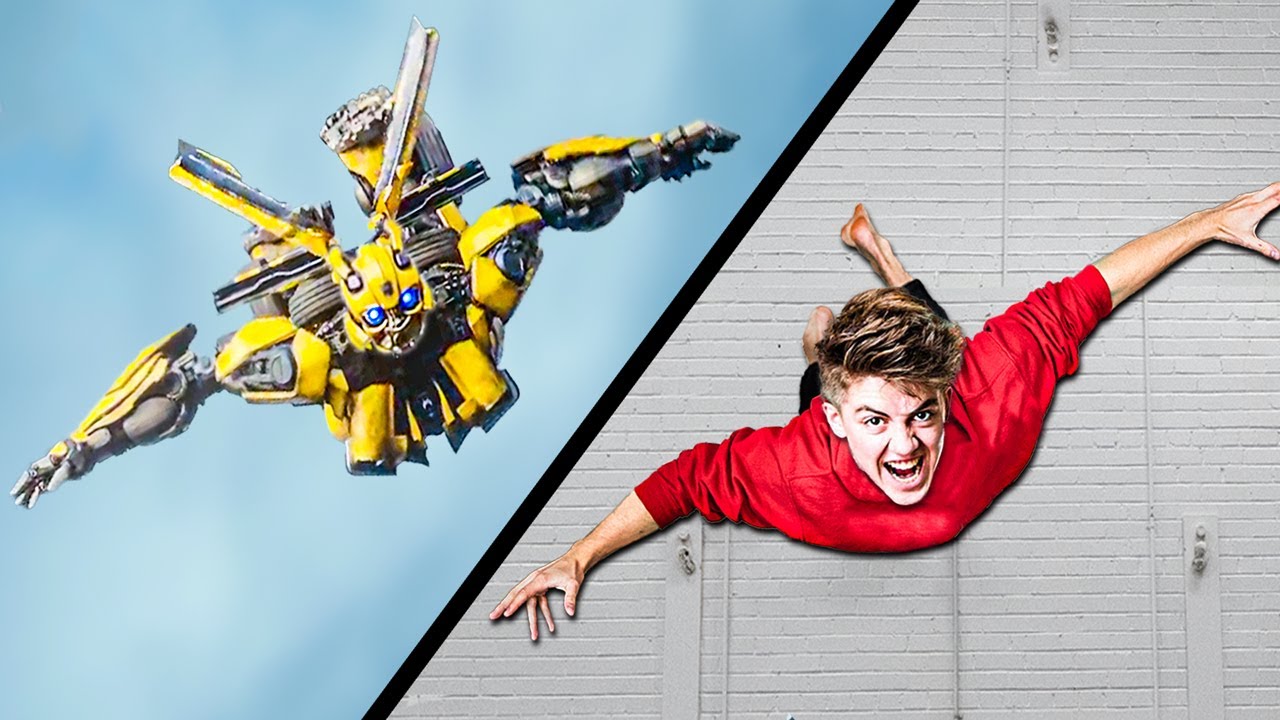 We Tried Transformers Stunts In Real Life! - Challenge