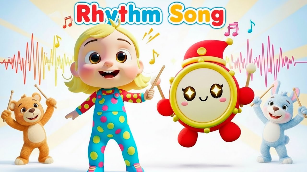 The Rhythm Song for Kids | Fun Dance, Music Beats & Learning Rhythms! | BananaBall Nursery Rhymes