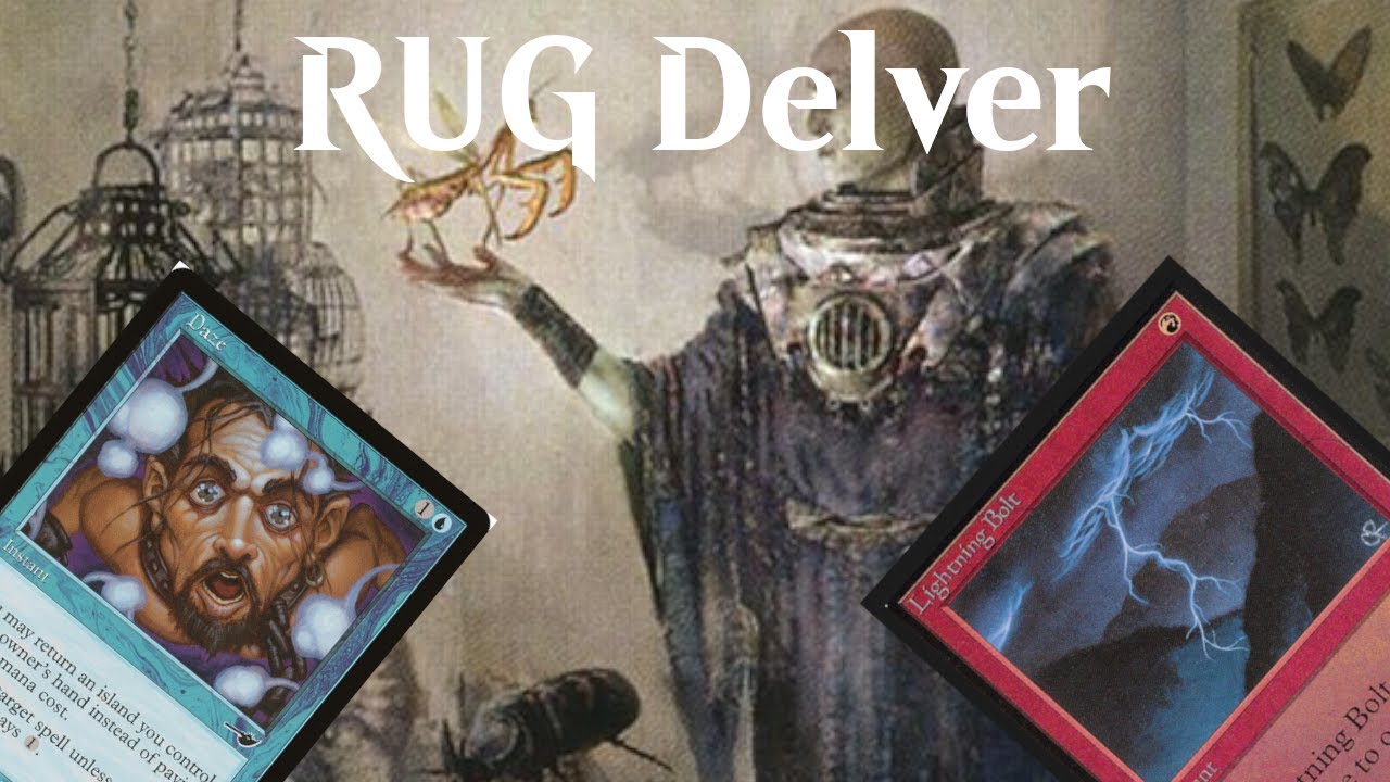 RUG Delver in Legacy! Bolts and 3/3 trying to close the game out before OP can act!