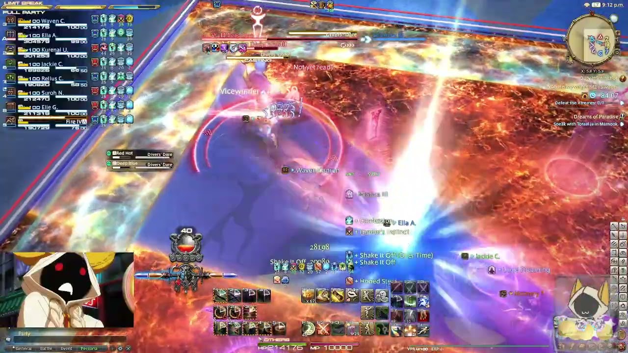 Highlight: FF14 savage raid with Nights Edge as a viper M10s First Clear