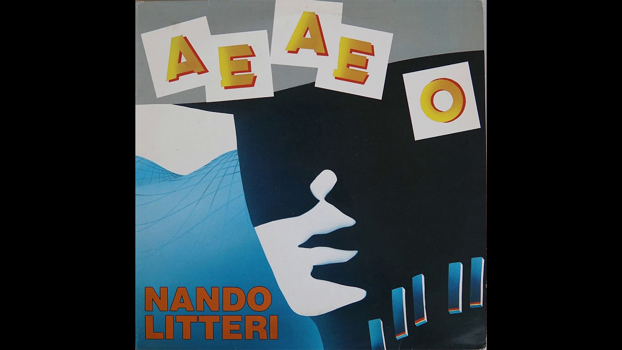 Nando Litteri – A.E.A.E.O. (Vocal) [Italian] 12", (1985, Belgium)