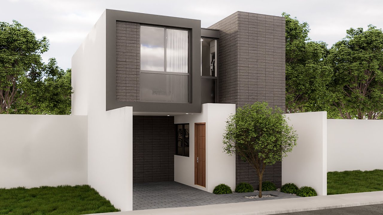 House Design 6x15 Meters | Casa de 6x15 metros