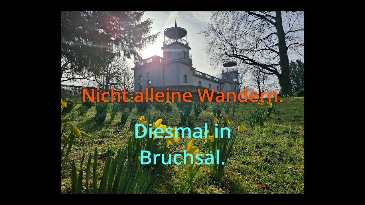 Nicht alleine Wandern. - Diesmal in Bruchsal.