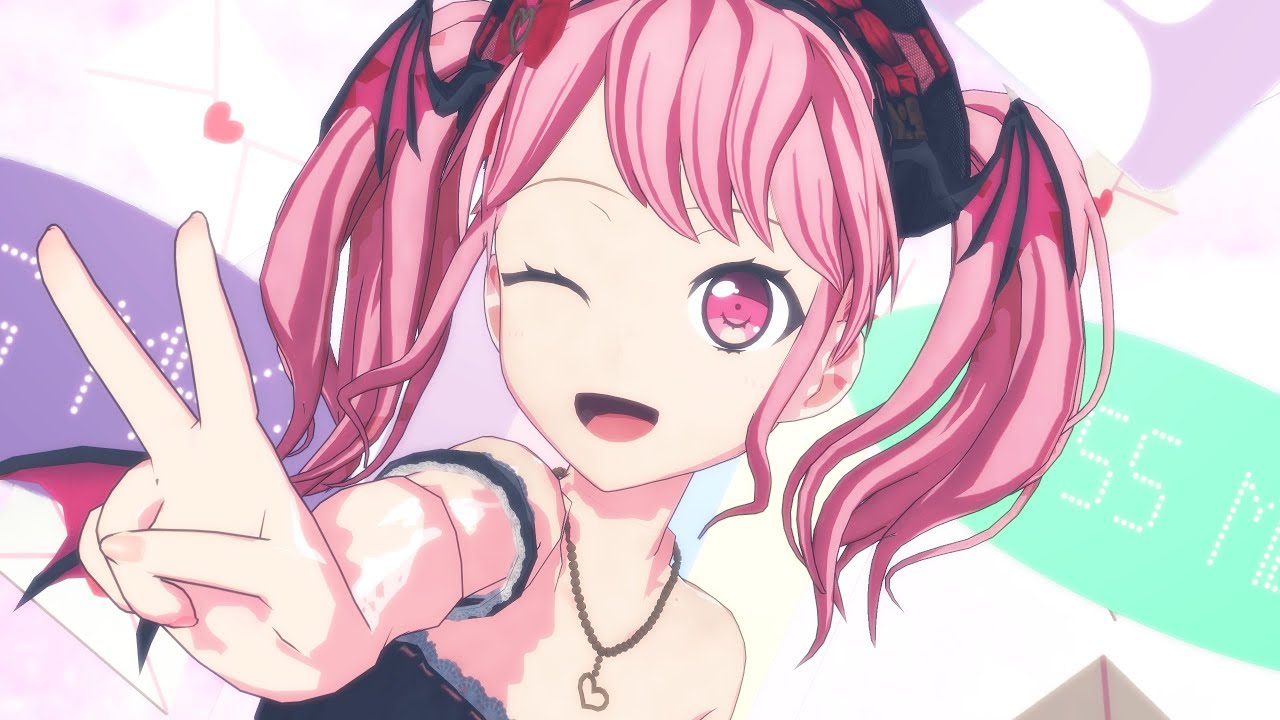 【MMDバンドリ】『スイートマジック/Sweet Magic』by 丸山彩(小悪魔衣装)【Pastel＊Palettes/1440p】