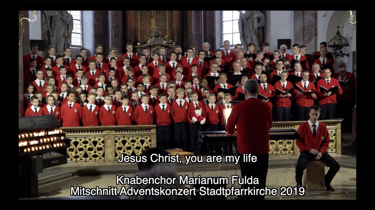 Adventstür 9: Jesus Christ, you are my life - Knabenchor Marianum Fulda - Stadtpfarrkirche 2019