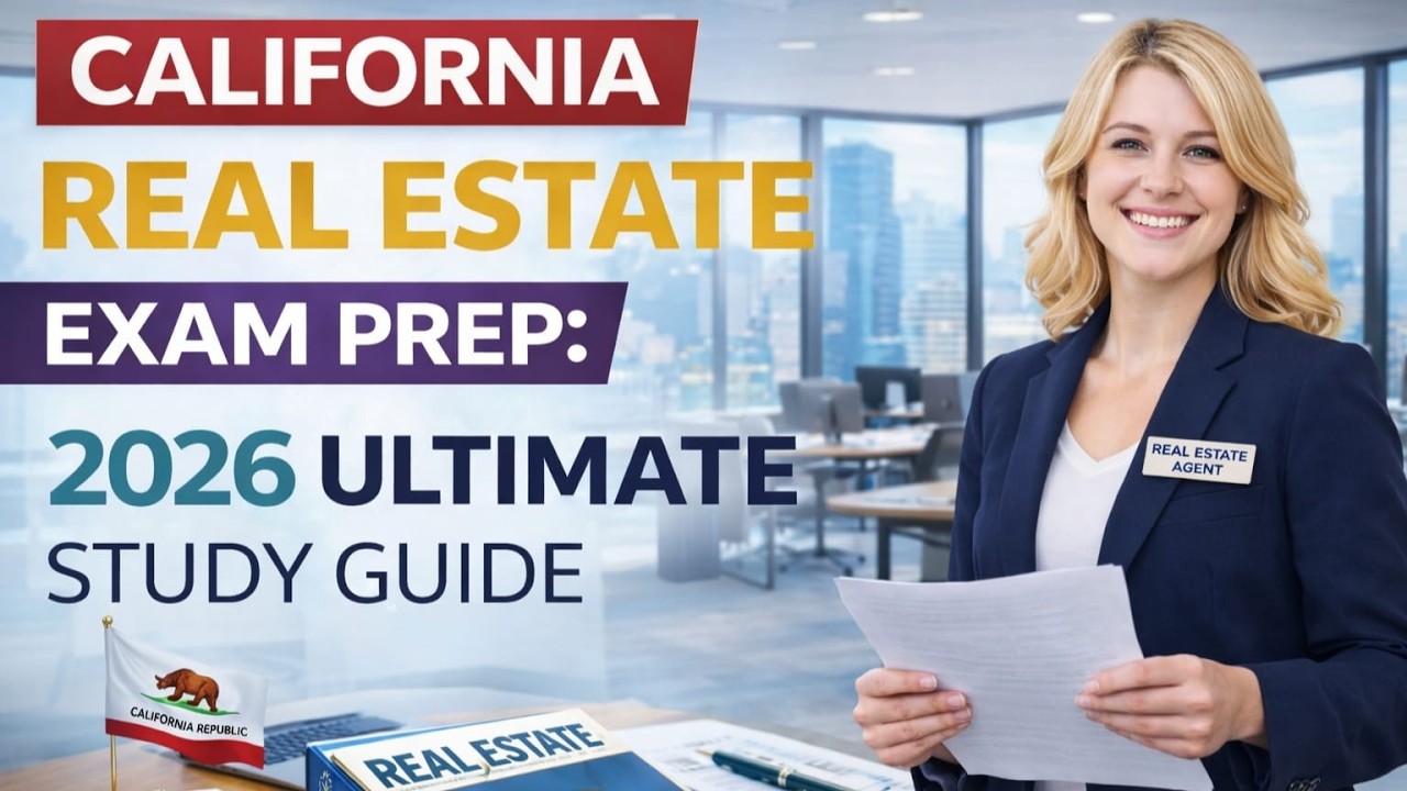 California Real Estate Exam Objectives 2026: Must-Know Questions to Pass First Try