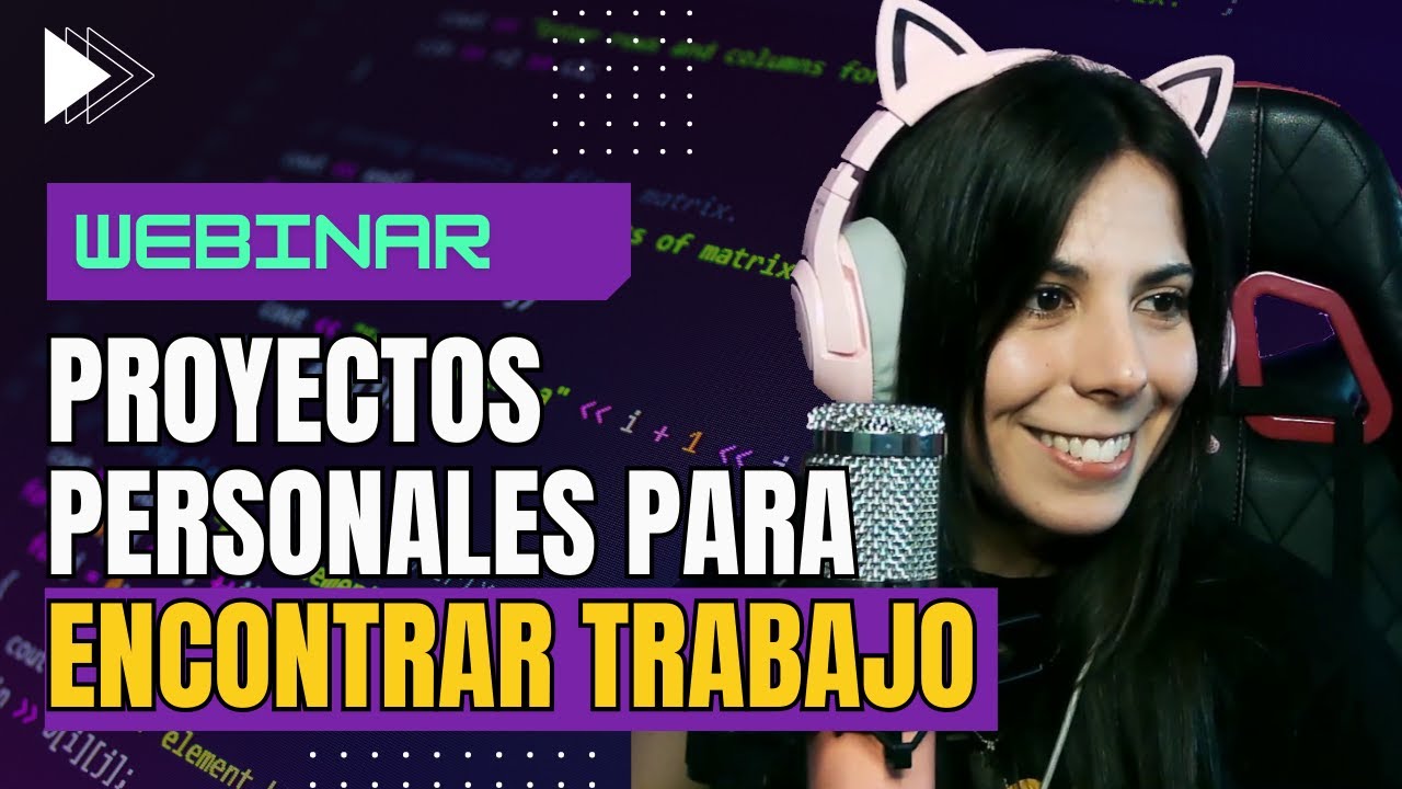 PROYECTOS PERSONALES para conseguir TRABAJO | WEBINAR COMPLETO 🚀