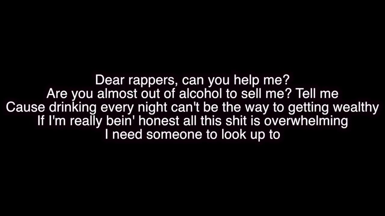Dear rappers  -Tom Macdonald Lyrics