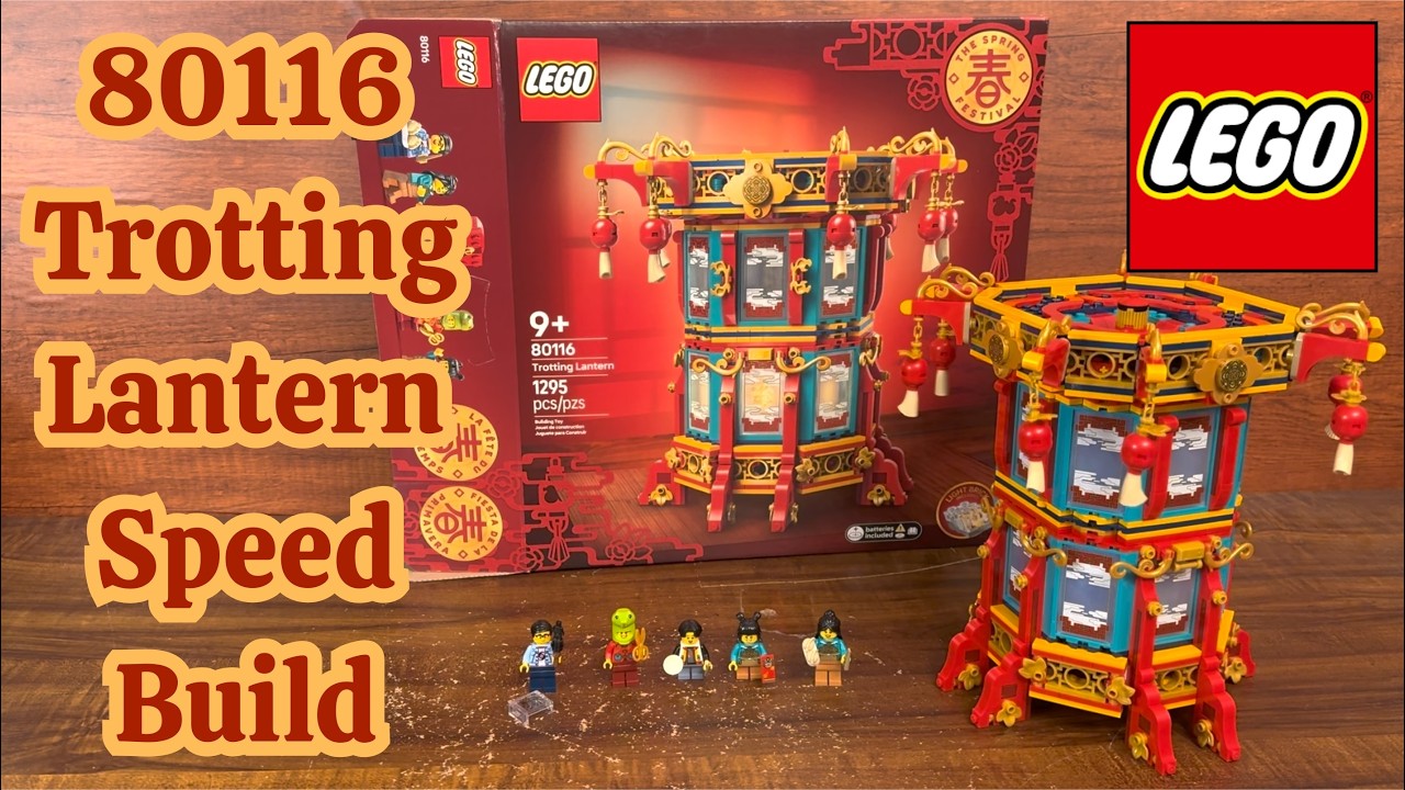 LEGO Seasonal 80116 Trotting Lantern Spring Festival Lunar Chinese New Year