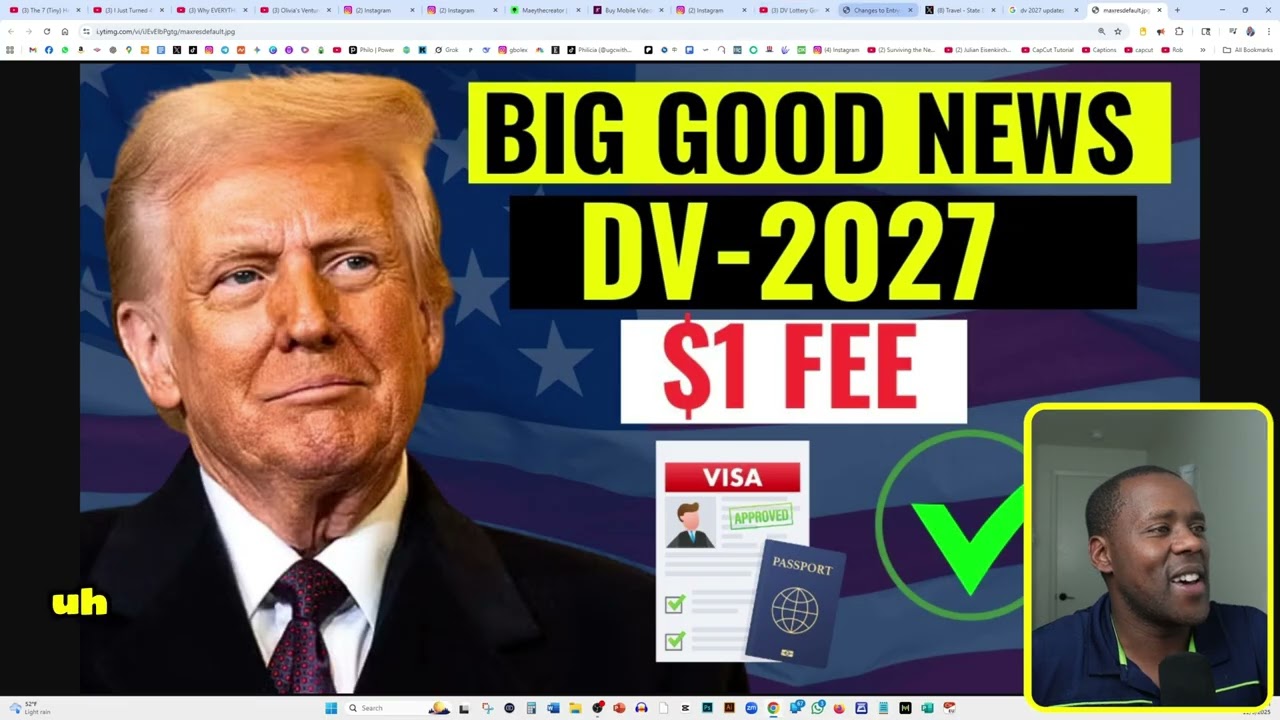 Период регистрации на DV 2027 уже почти наступил...