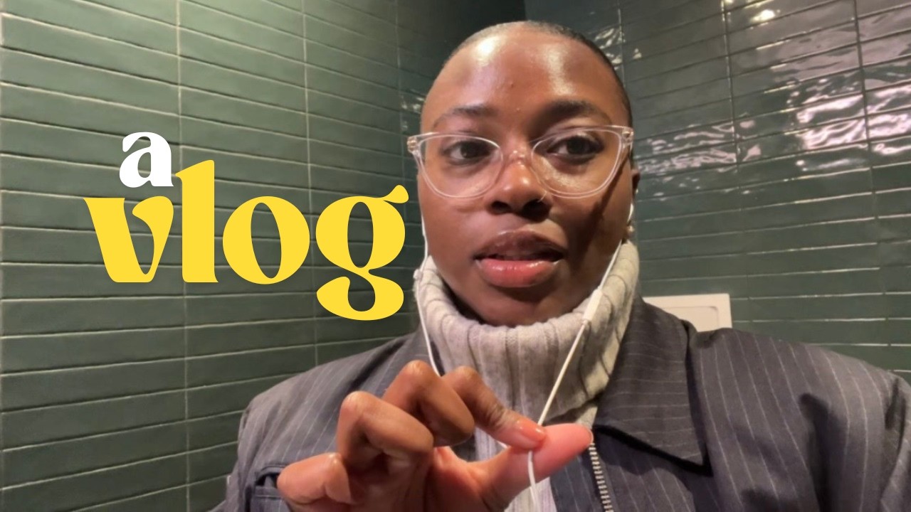 VLOG | thrifting, artist talk, cooking brown stew chicken & menstrual cycle woes