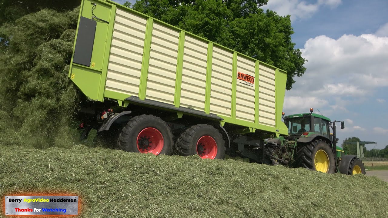 🍀 Eerste snee gras | Gras hakselen - G. Tessemaker - First cut of Grass Silage | Grasseizoen 2021