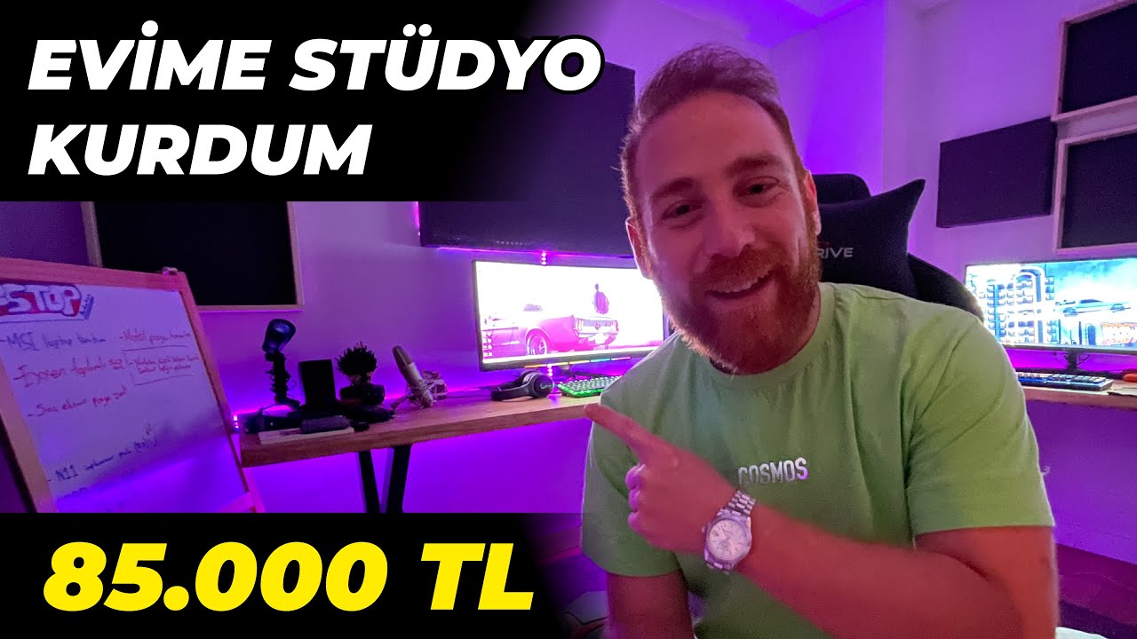 YENİ EV YENİ STÜDYO 85.000TL TUTTU! | NELER ALDIK | ÜRÜN İNCELEME | MSI GAMİNG BİLGİSAYAR
