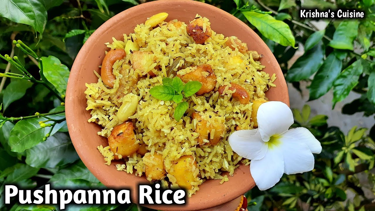 Рис пушпанна || Королевский бенгальский рис || Прасад ИСККОН || Кухня Кришны #pushpanna_rice