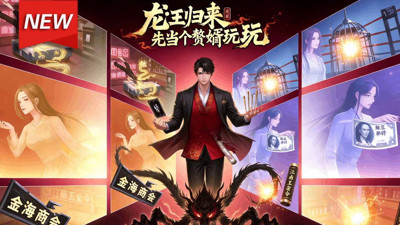 MULTISUB📢新番上线《龙王归来：先当个赘婿玩玩》第1~60集丨赘婿叶凡表面窝囊，却身怀绝世医术与武功。他英雄救美结识林听雪，以天命三针震动林家，自此开始都市逆袭的传奇之路！#破晓动漫社