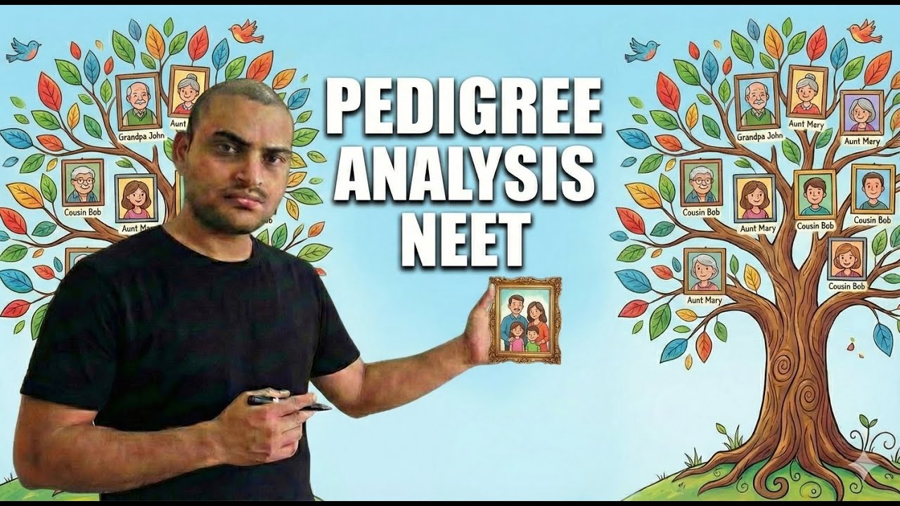 Pedigree Analysis  | Class 12 Biology | NEET & Board | By Pankaj Chaudhary