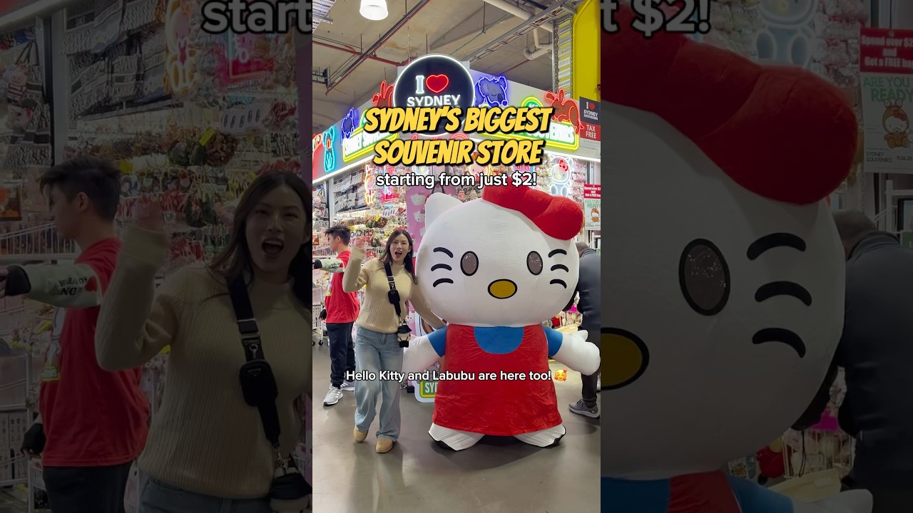Sydney’s cheapest and biggest souvenir store! 😍 