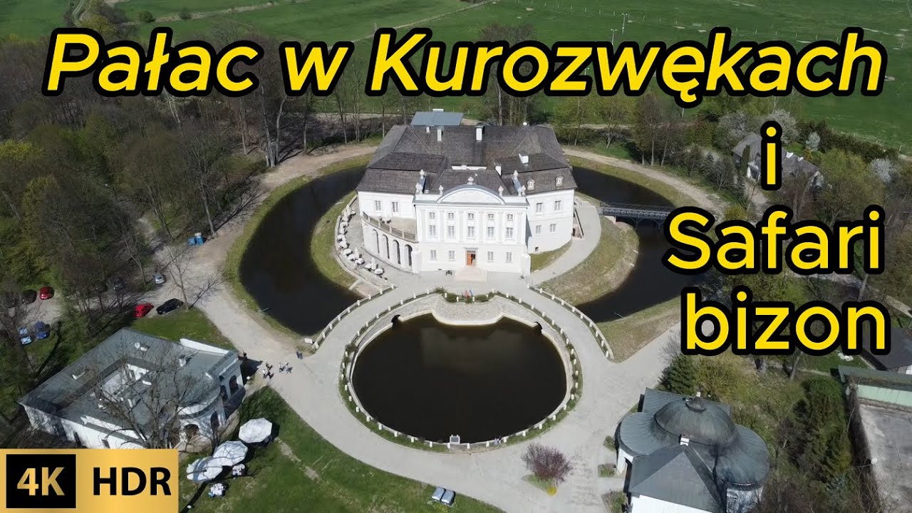 Pałac Kurozwęki i Safari Bizon 23.04.2023 4K