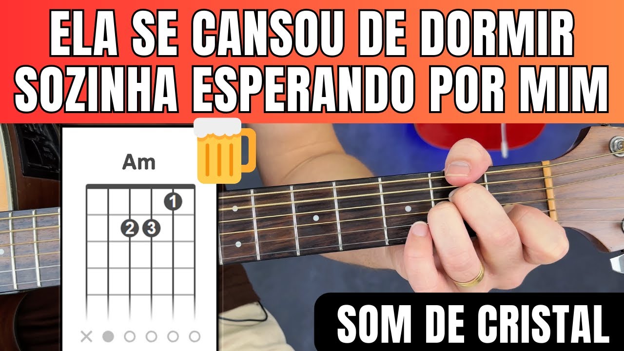 Como Tocar SOM DE CRISTAL - Fácil Sem Pestanas (Aula de Violão)
