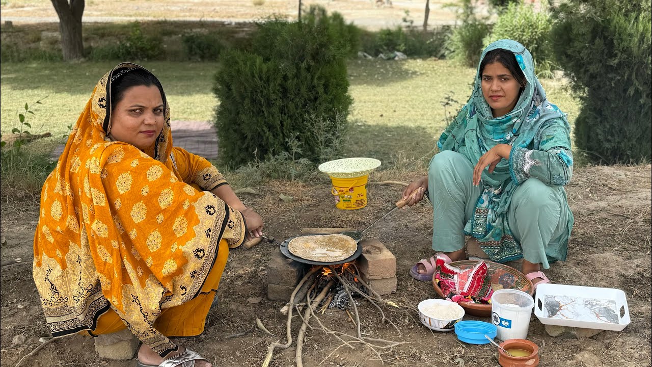 Morning routine Of Desert Women Pakistan |  Cooking traditiona breakfast/ village life pakistan