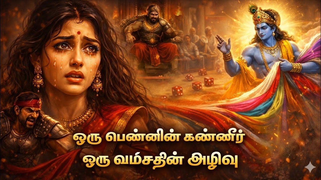 திரௌபதிக்கு நடந்த அநீதி: மகாபாரதம் கற்பிக்கும் பாடம் #Mahabharatham #Draupadi #krishna #மகாபாரதம்