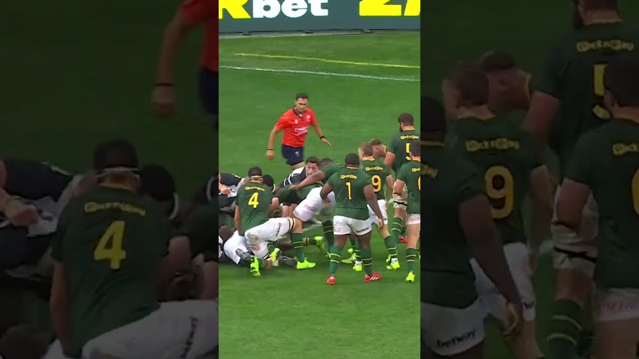 This is how you make your DEBUT - Vincent Tshituka #springboks