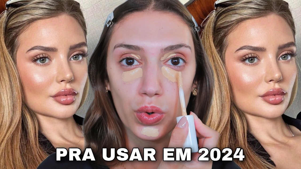 MAKE PRA USAR *TODOS OS DIAS EM 2024* | APRENDA A SE MAQUIAR *PASSO A PASSO PARA INICIANTES*