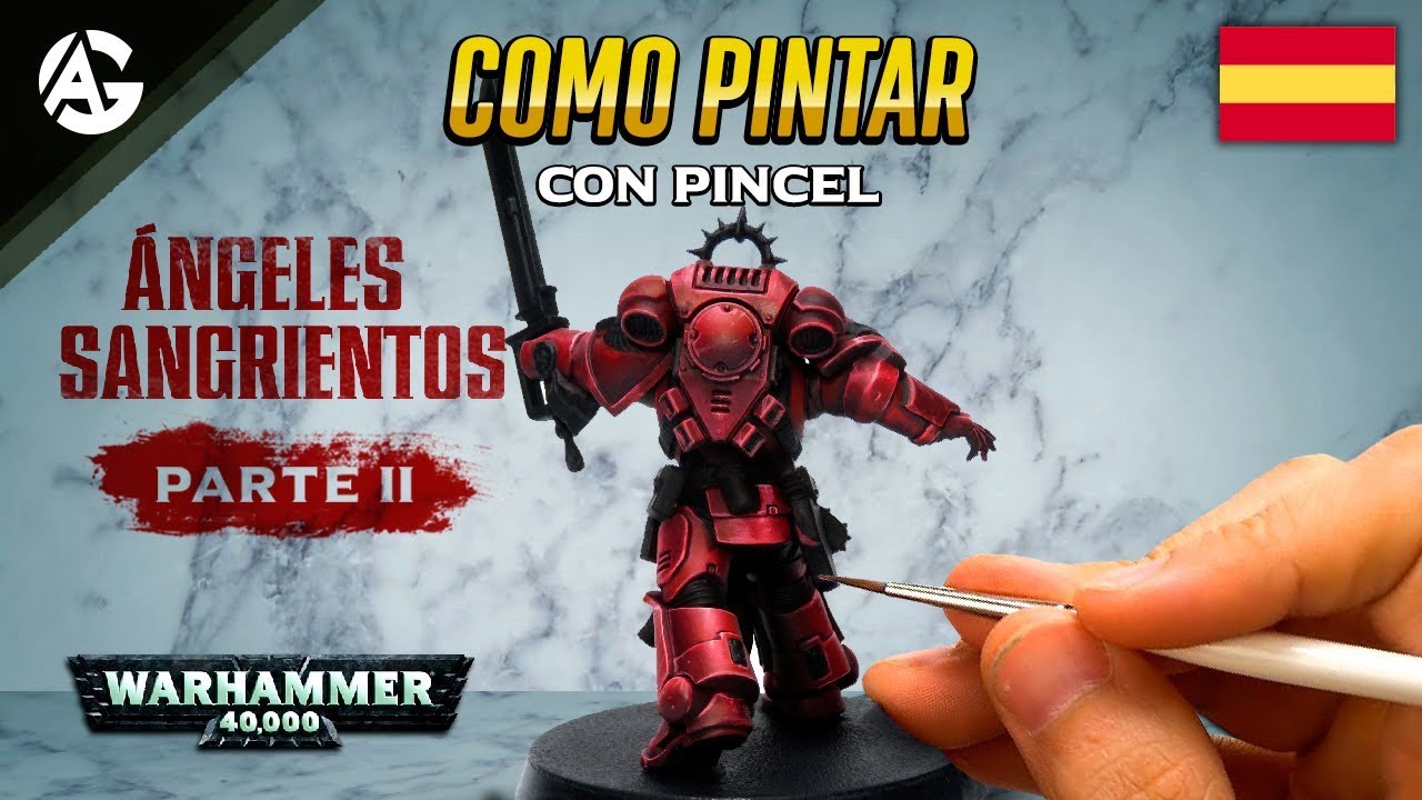 COMO PINTAR ANGELES SANGRIENTOS / PARTE 2 PINCEL - Angel GiraldeZ