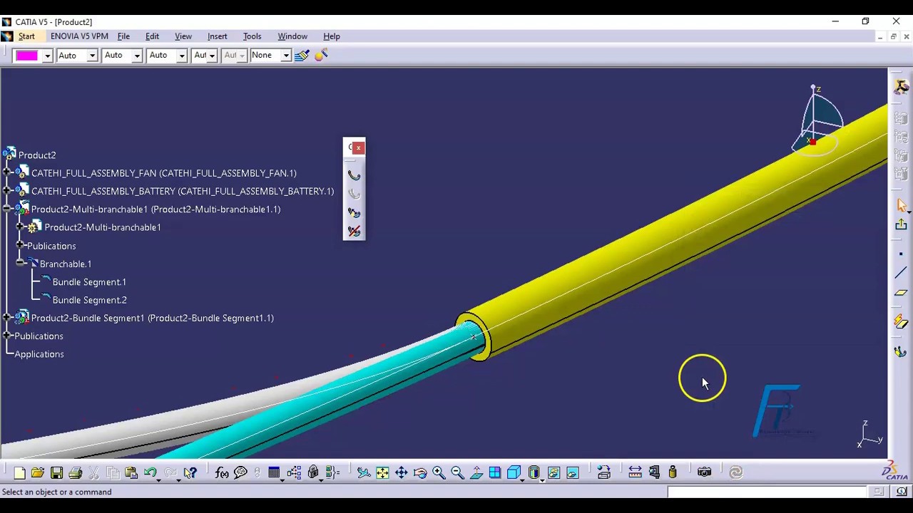 CATIA V5 Harness Installation T1
