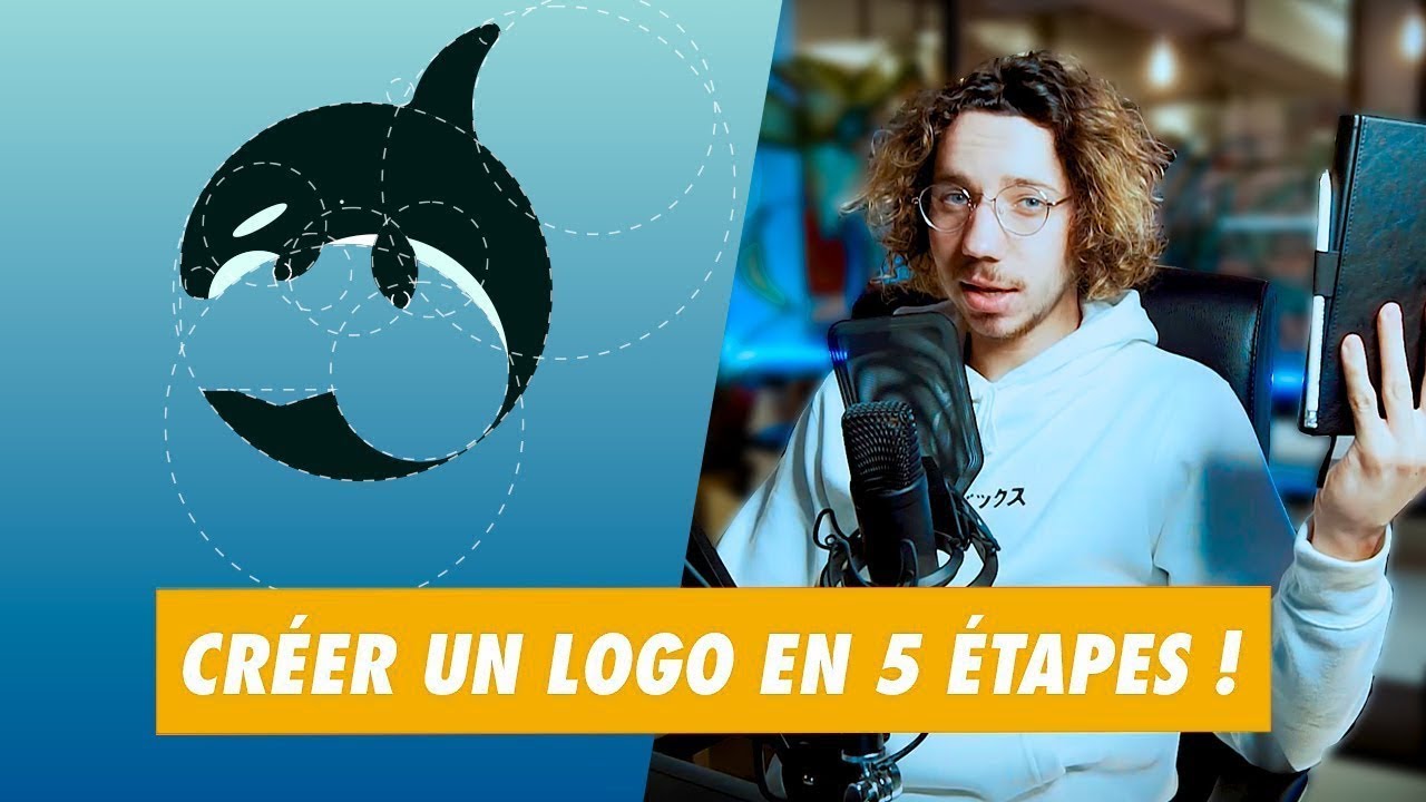 Comment créer un LOGO avec des CERCLES en 5 ÉTAPES !