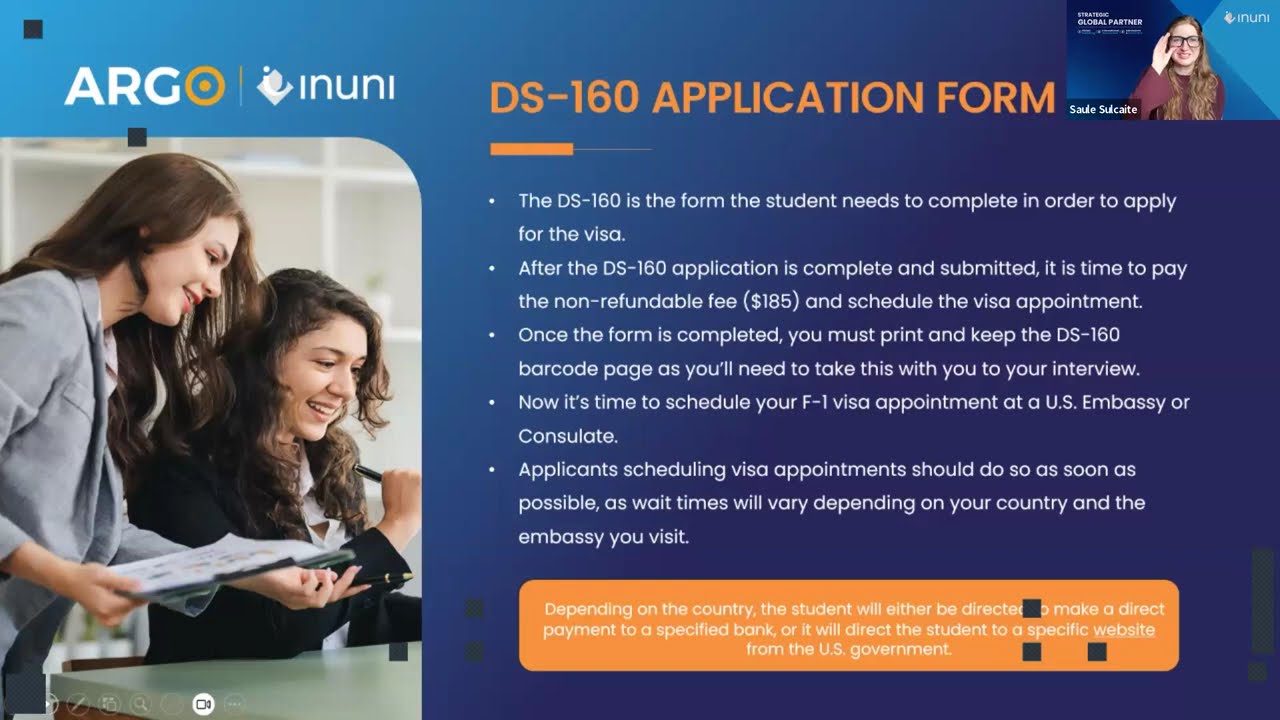 InUni x ARGO Visa | F-1 Visa Orientation Webinar