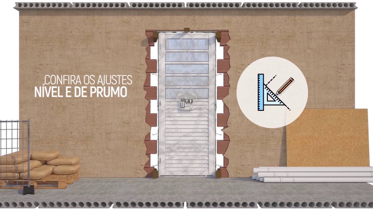 Instalação Portas de Giro - Lucasa
