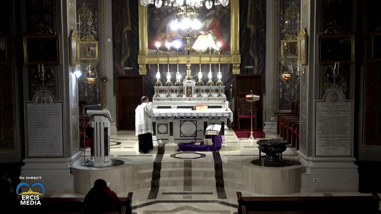 Iași (catedrală): Sfântul Rozariu și Sfânta Liturghie în direct (sâmbătă, 14 martie 2026)
