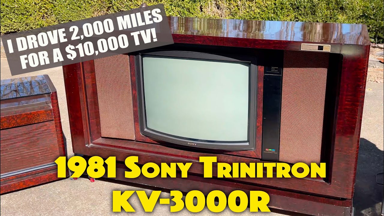 Roadtrip for a 1981 Sony Trinitron KV-3000R