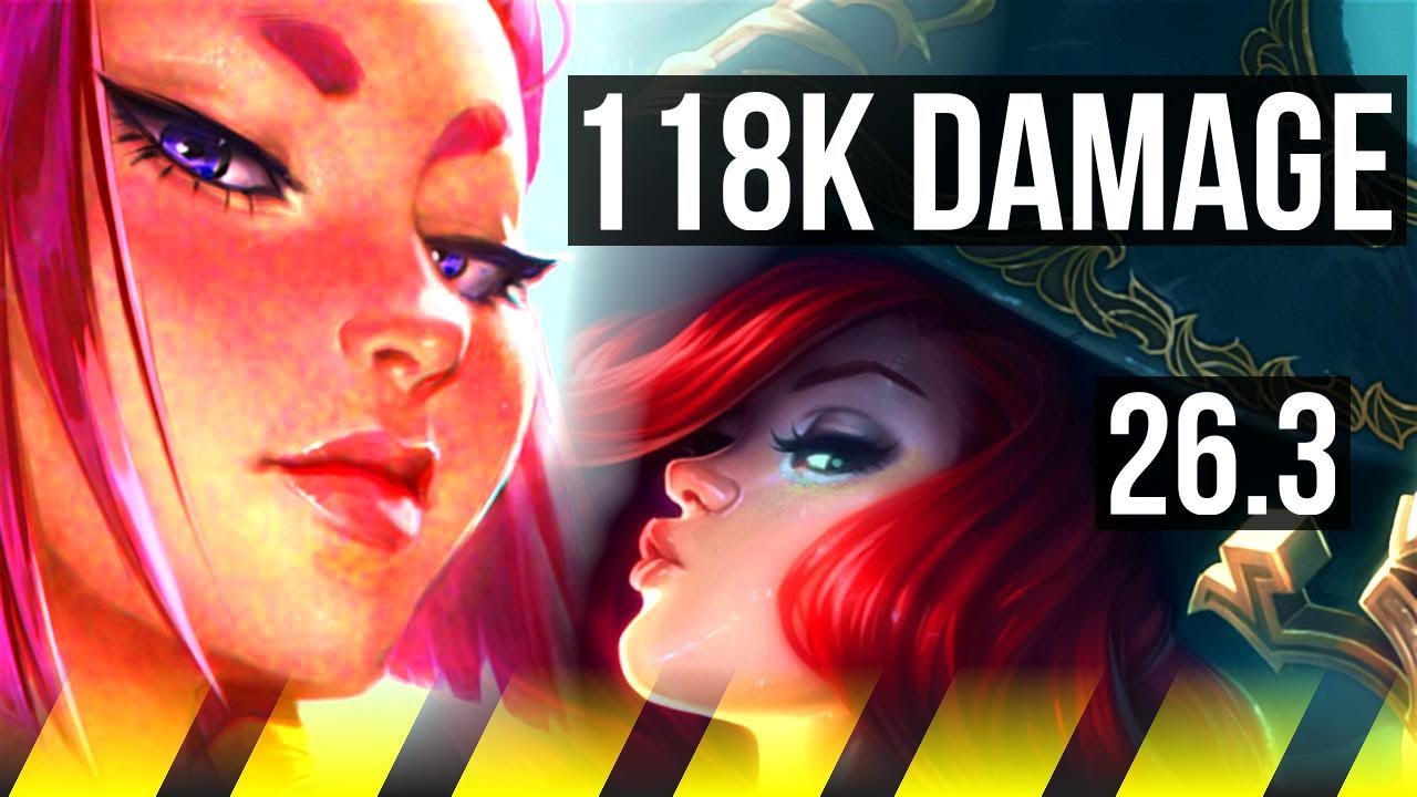 YUNARA & Thresh vs MISS FORTUNE & Poppy (ADC) | 118K damage | EUW Diamond | 26.3
