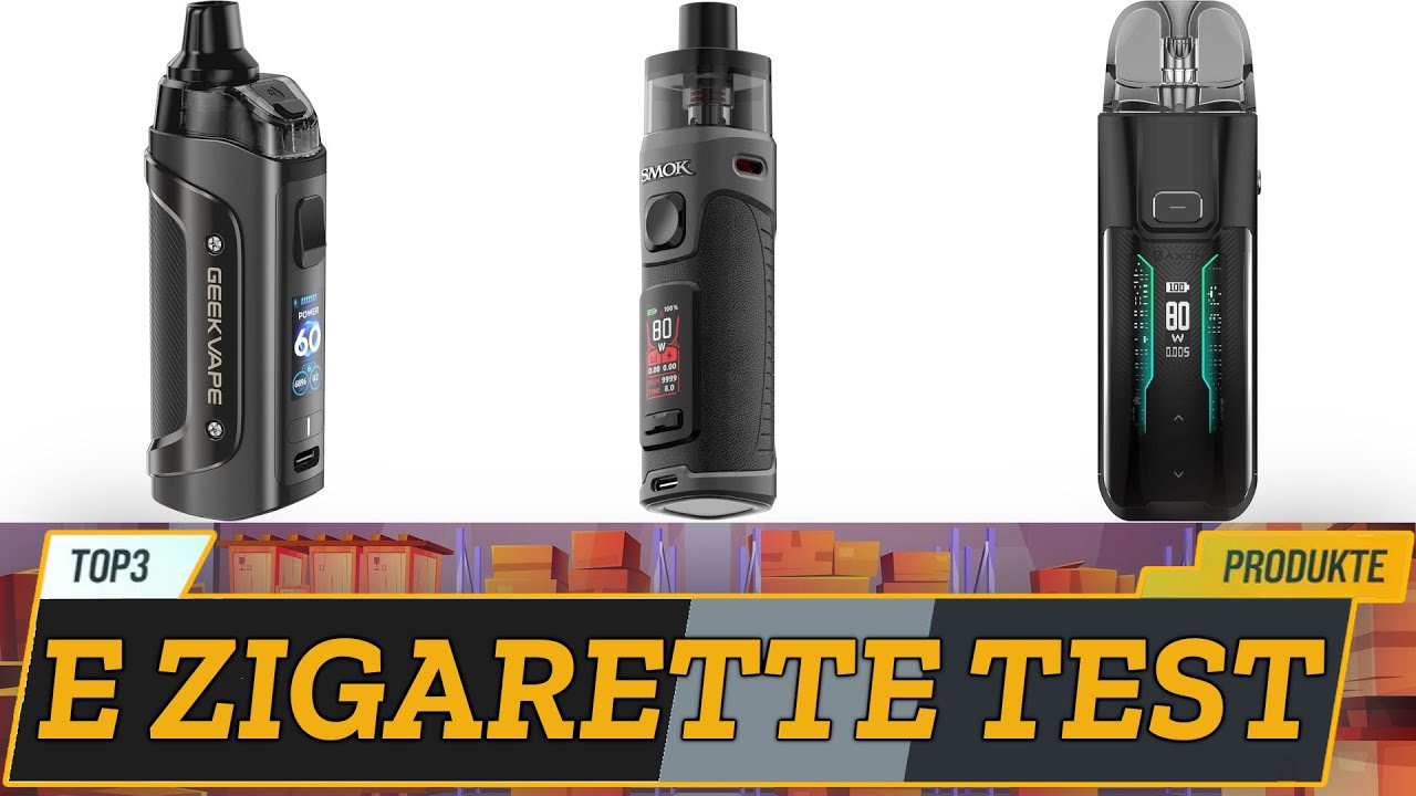 E Zigarette Test ⭐ TOP QUALIT&Auml;T & BESTE MODELLE ✅