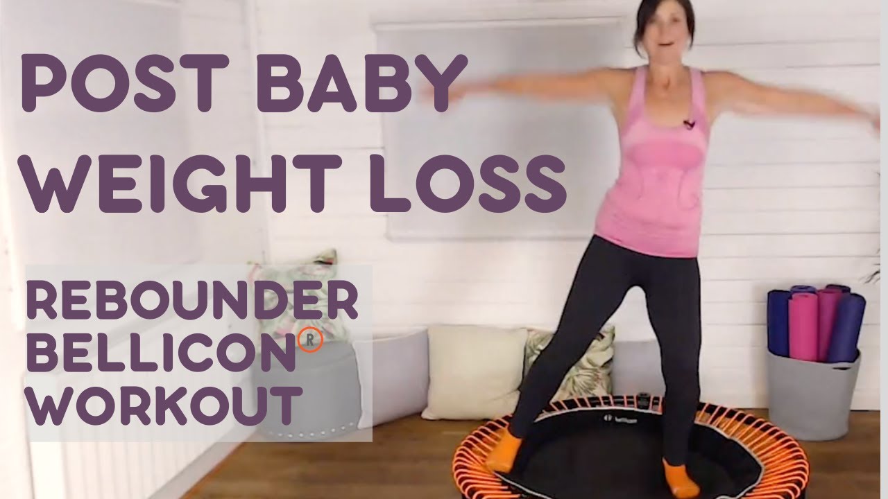 Post Baby Weight Loss Rebounder Workout On Bellicon (FIT INTO YOUR FAVORITE JEANS)