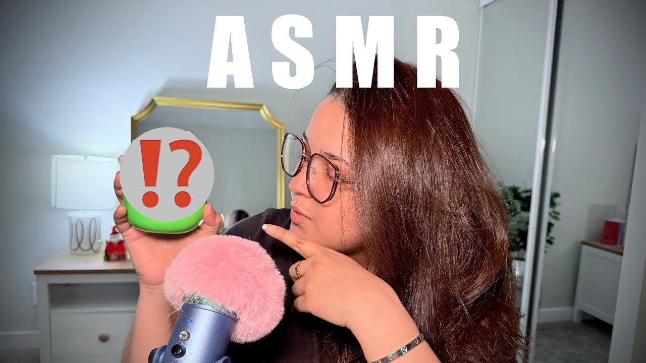ASMR mistery toy 💕 (mouth sounds + tappping + scratching ) 