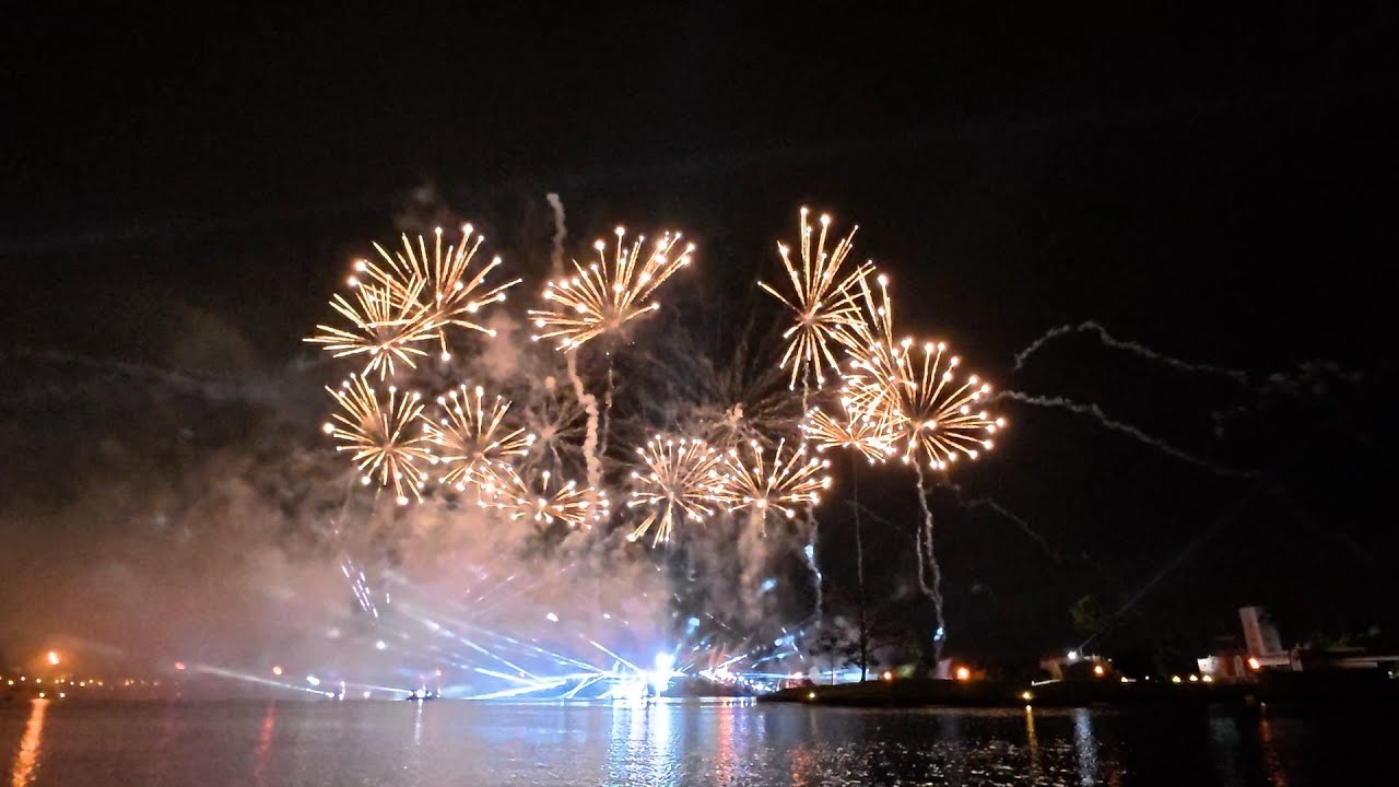 Disney World Day 5  -  Private Fireworks Boat Tour to Watch   