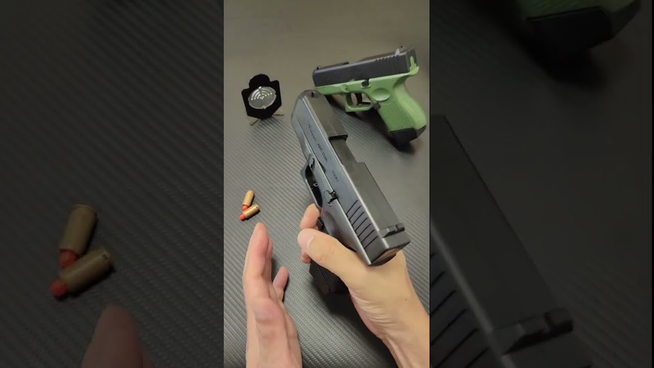 glock g26 auto shell ejection toy gun - Link In Comment