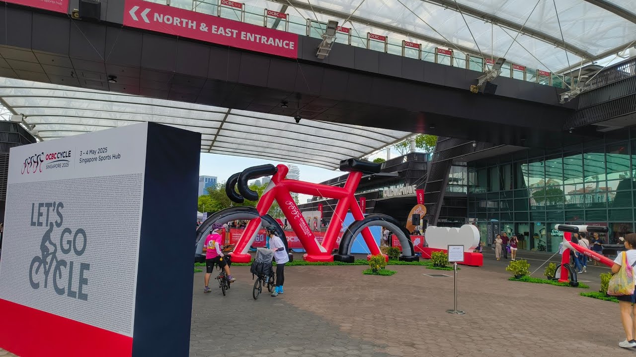 Event Booths At CANCELLED OCBC CYCLE 3-4 May 2025 At Singapore Sports Hub #otgwm