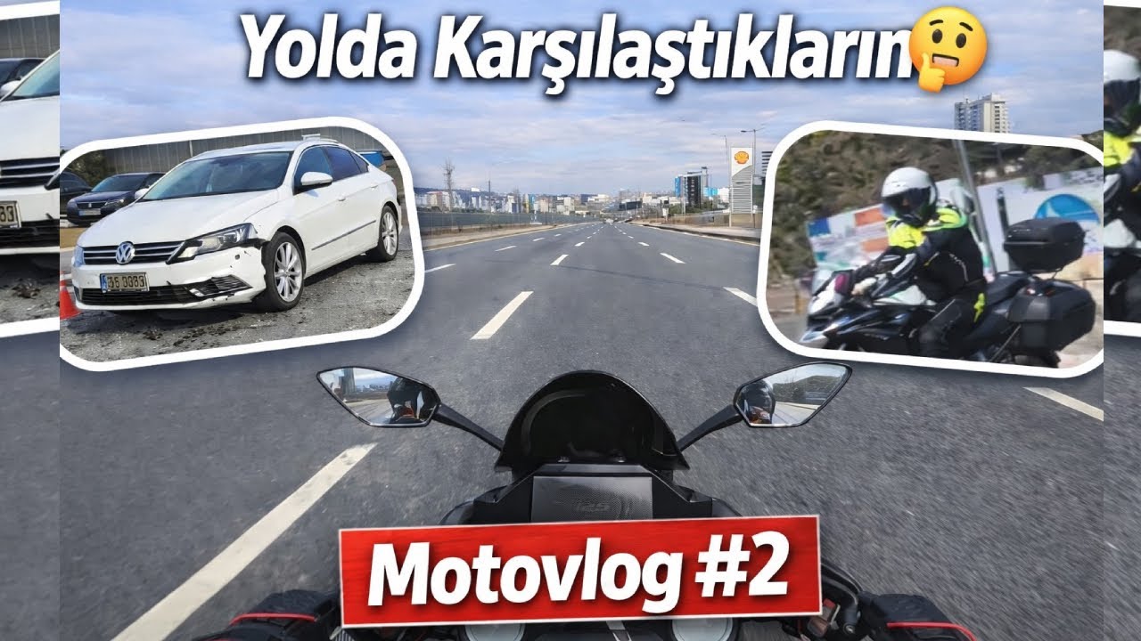Bir Garip Motor Günü | Polis Yanımdaki Kasksız Motorcuyu Görmedi 😳 | Motovlog #2