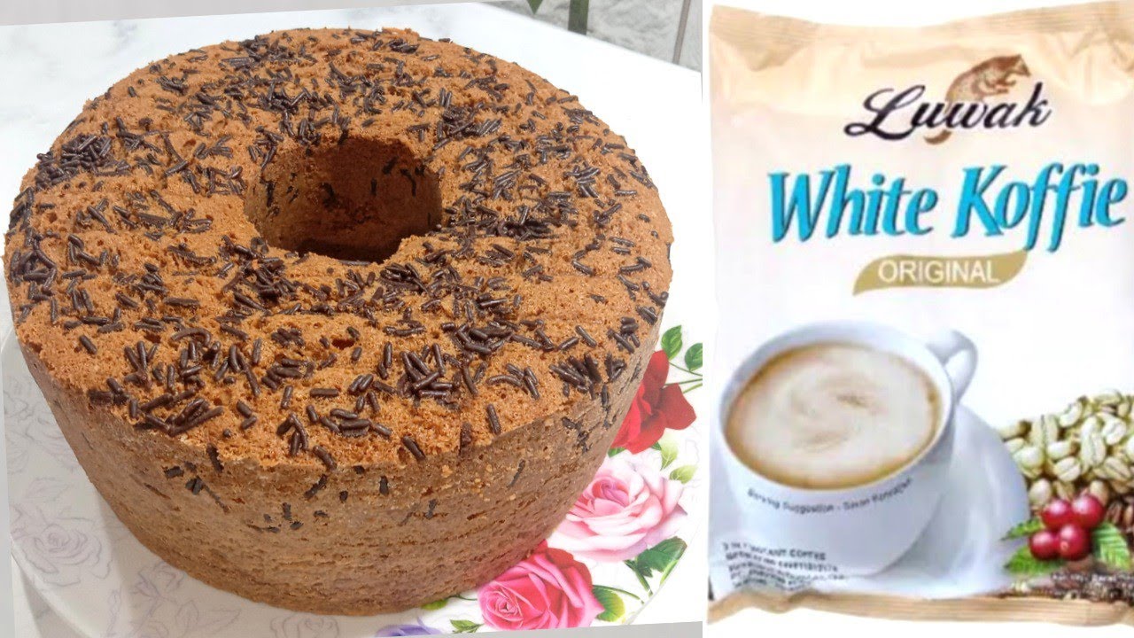resep BOLU PANGGANG LUWAK WHITE COFFE //RESEP BOLU 4 BUTIR TELUR
