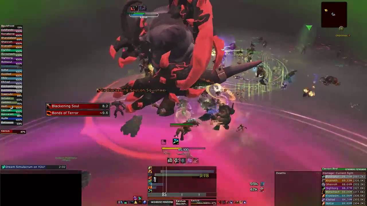 Might - Emerald Nightmare - Heroic Xavius || Survival Hunter PoV