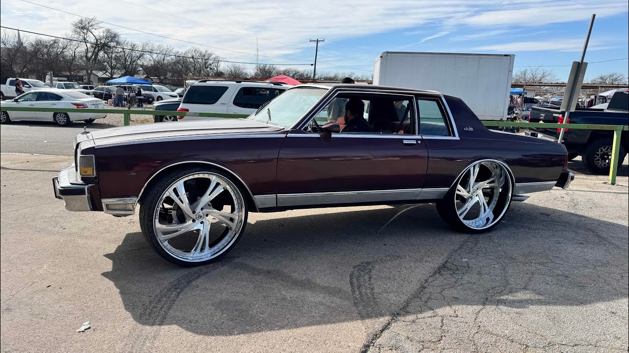 New 28 Inch Corleons Wheels Mounted On Box Chevy Fatality
