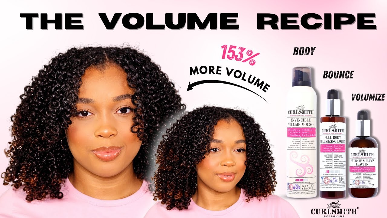 Get Fuller Looking Hair with Curlsmith's NEW Volume Recipe Collection!