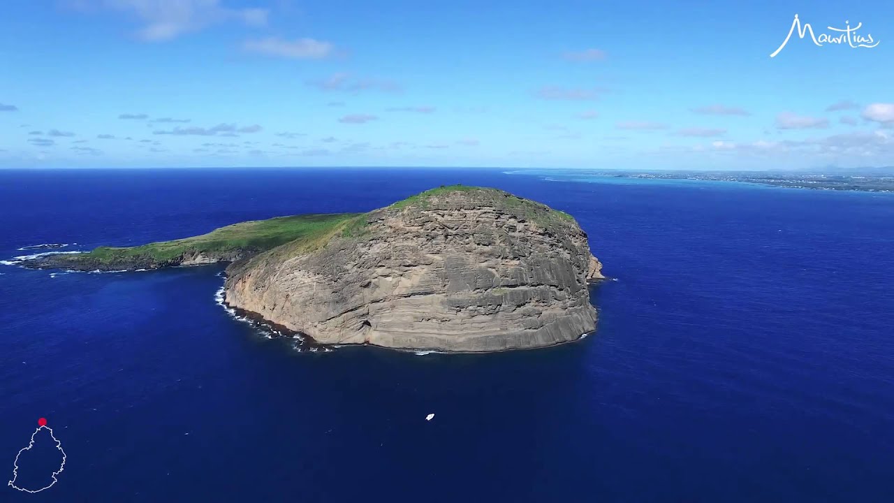 Mauritius seen from above